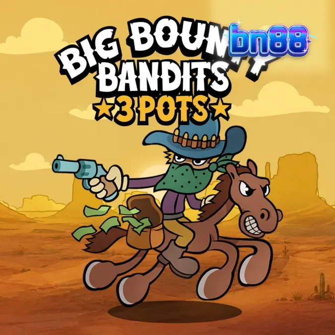 Big Bounty Bandits 3 Pots স্লট গেমের একটি দৃশ্য